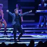 David Bisbal actuando en los Premios Billboard de la Música Latina de 2018