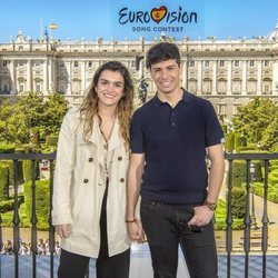 Amaia y Alfred en su último acto antes de Eurovisión 2018