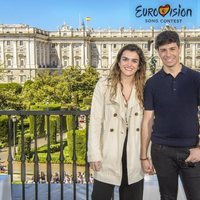 Amaia y Alfred en su último acto antes de Eurovisión 2018
