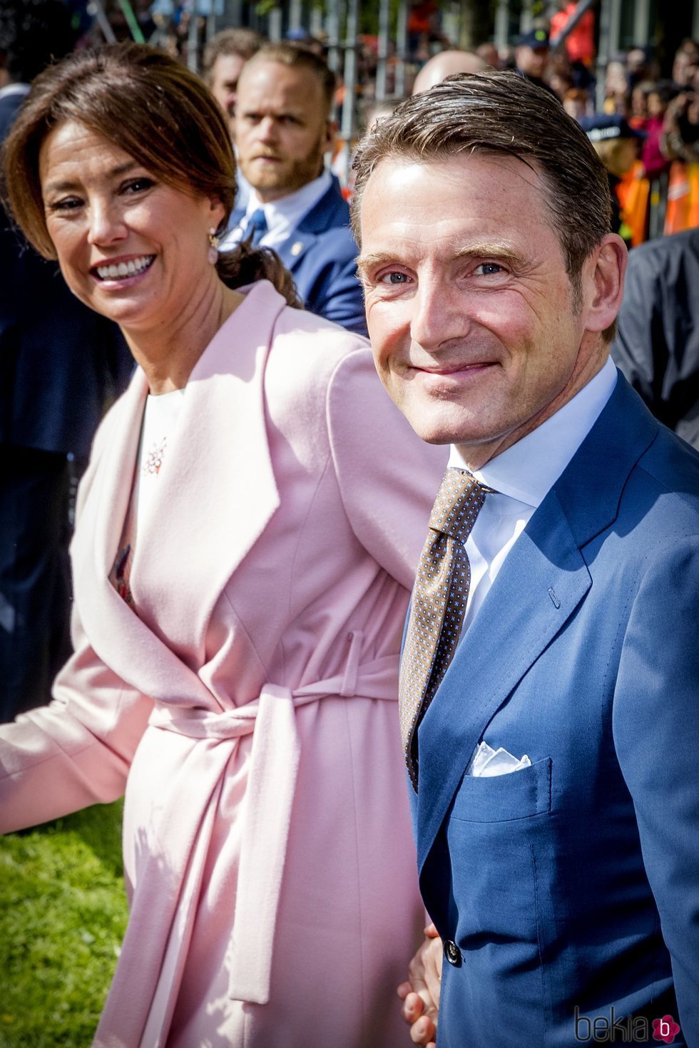 Los príncipes Maurits y Marilene de Holanda en el cumpleaños del Rey Guillermo de Holanda