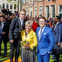 Los príncipes Constantino y Laurentien de Holanda en el Día del Rey