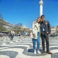 Alfred y Amaia en Lisboa días antes de Eurovisión 2018
