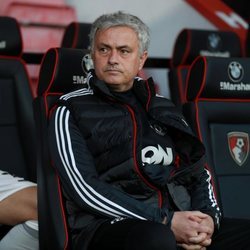 El entrenador del Manchester United José Mourinho