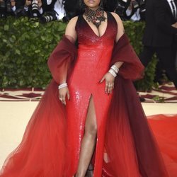 Nicki Minaj en la alfombra roja de la Gala MET 2018