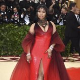 Nicki Minaj en la alfombra roja de la Gala MET 2018