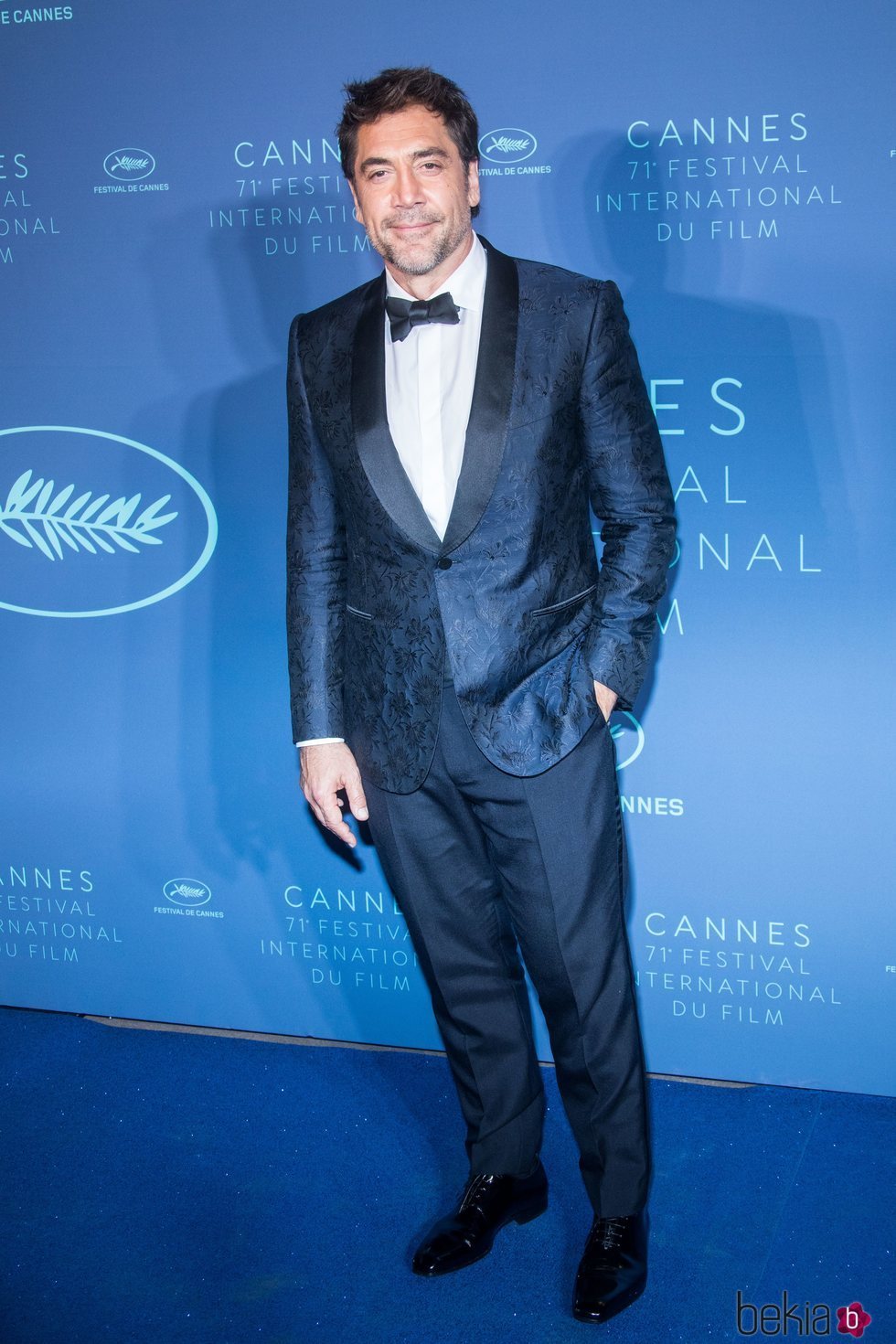 Javier Bardem en el photocall de la cena inaugural del Festival de Cannes de 2018