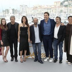 El reparto de la película 'Todos lo saben' en el Festival de Cannes de 2018