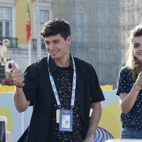 Alfred y Amaia disfrutan de un encuentro con sus fans en Lisboa antes de Eurovisión 2018