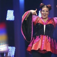Netta durante su actuación en la final de Eurovisión 2018