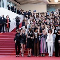 Mujeres del mundo del cine en la reivindicativa alfombra roja del Festival de Cannes 2018