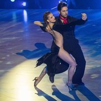 David Bustamante y Yana Olina disfrutando en el escenario de 'Bailando con las estrellas'