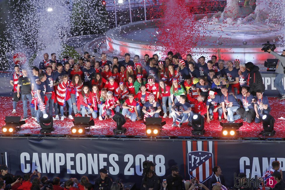 Celebración del Atlético de Madrid en Neptuno