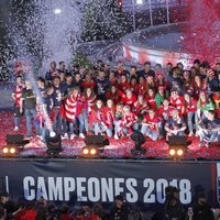 Celebración del Atlético de Madrid en Neptuno