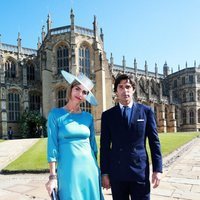Delfina Blaquier y Nacho Figueras en la boda del Príncipe Harry y Meghan Markle