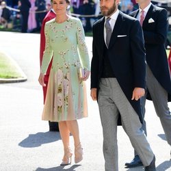 James y Pippa Middleton en la boda del Príncipe Harry y Meghan Markle