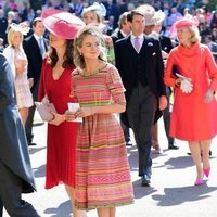 Cressida Bonas en la boda del Príncipe Harry y Meghan Markle