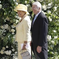 El exprimer ministro británico John Major en la boda del Príncipe Harry y Meghan Markle