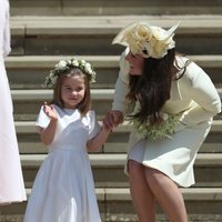 Kate Middleton y la Princesa Carlota en la boda del Príncipe Harry y Meghan Markle