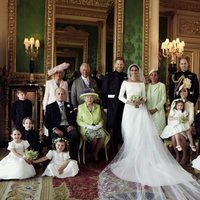 Retrato oficial de la boda del Príncipe Harry con Meghan Markle