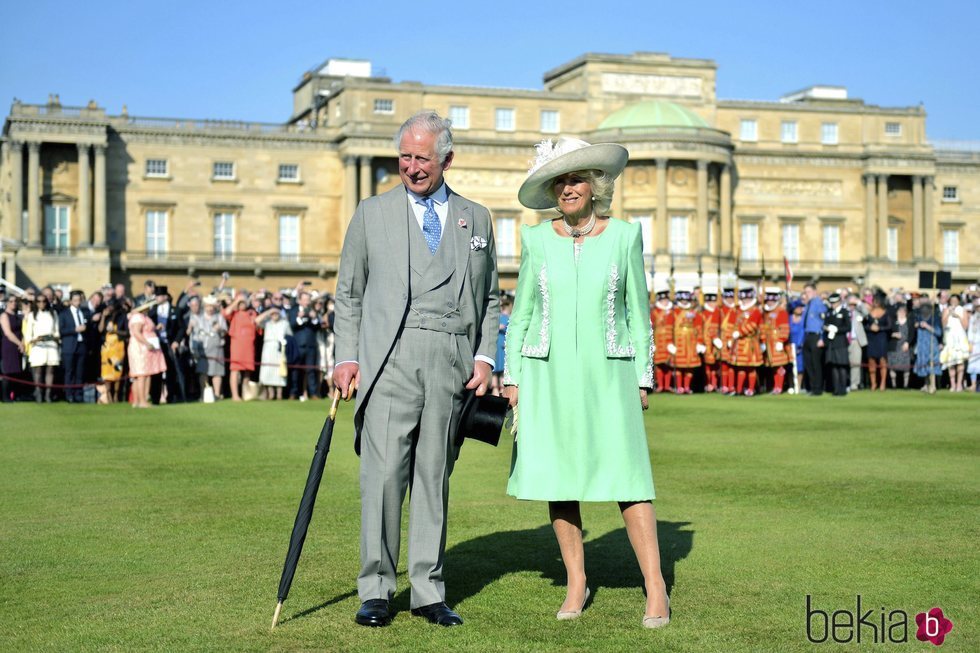 El Príncipe Carlos y Camilla Parker en la celebración del 70 cumpleaños del Príncipe de Gales