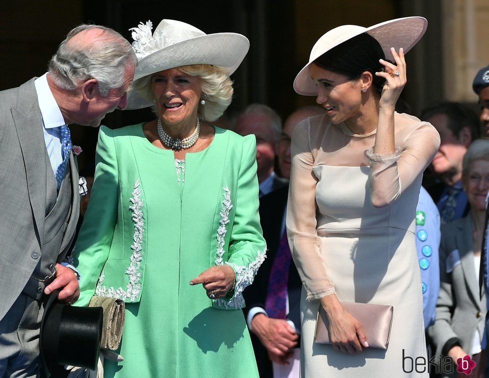 El Príncipe Carlos, Camilla Parker y Meghan Markle, muy cómplices en la celebración del 70 cumpleaños del Príncipe de Gales