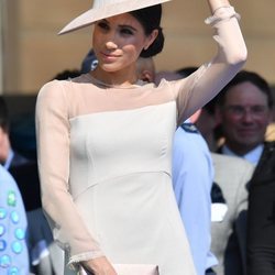 Meghan Markle en su primer acto tras su boda con el Príncipe Harry