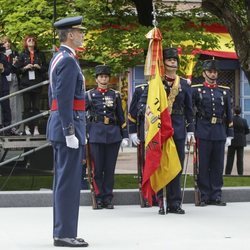 El Rey Felipe VI presidiendo el desfile de las Fuerzas Armadas en Logroño