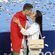 Cristiano Ronaldo besando a Georgina Rodríguez tras ganar el Real Madrid la Champions 2018