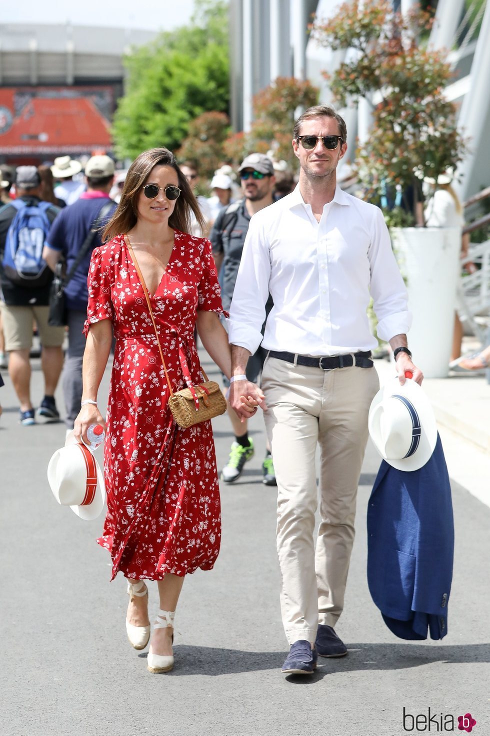 Pippa Middleton y James Matthews en el Roland Garros 2018