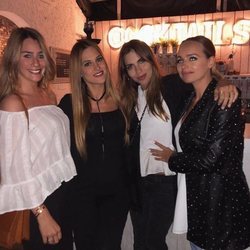 Julia Vigas, Elena Galera, Melissa Jiménez y Romarey Ventura en una escapada a la Costa Brava