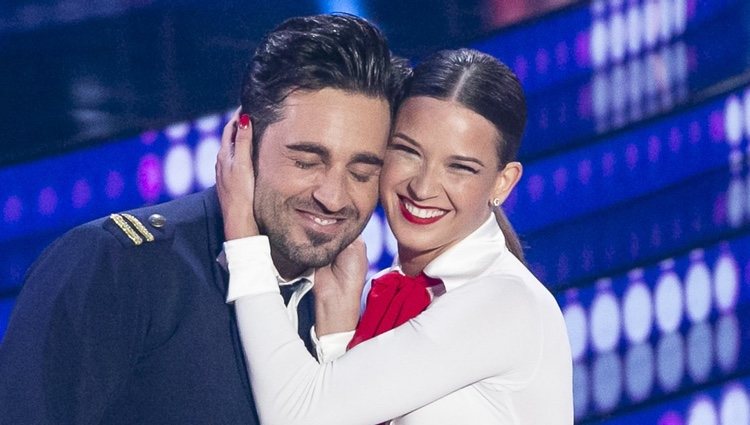 David Bustamante y Yana Olina, muy cariñosos en 'Bailando con las estrellas'