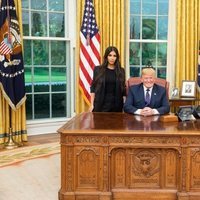 Kim Kardashian reunida con Donald Trump en la Casa Blanca