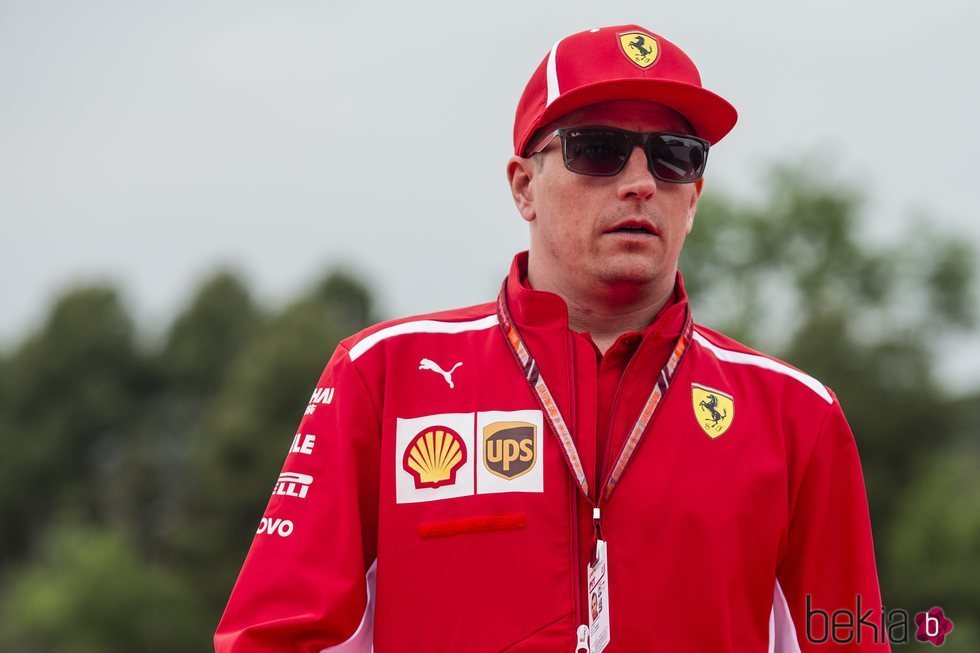 Kimi Raikkonen en el Gran Premio de F1 de España