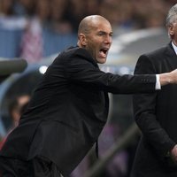 Zidane y Carlo Ancelotti