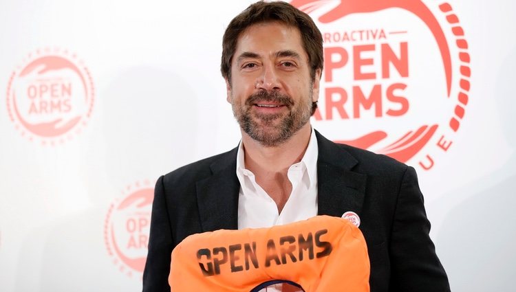 Javier Bardem en el evento Proactiva Open Arms