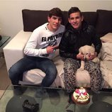 Theo y Lucas Hernández en el cumpleaños del último