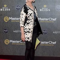 Antonia Dell'Atte en la inauguración del restaurante de 'MasterChef' en Madrid