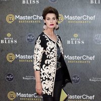 Antonia Dell'Atte en la inauguración del restaurante de 'MasterChef' en Madrid