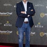 Pepe Rodríguez en la inauguración del restaurante de 'MasterChef' en Madrid