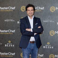Pepe Rodríguez en la inauguración del restaurante de 'MasterChef' en Madrid