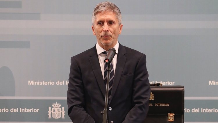 Fernando Grande-Marlaska tras recibir la cartera de Ministro del Interior