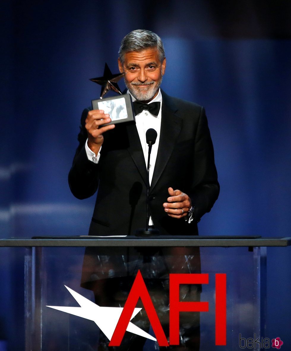 George Clooney con su Premio AFI 2018