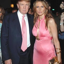 Donald Trump y su novia Melania Knauss
