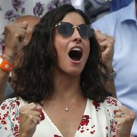 Xisca Perelló vibrando con la victoria de Rafa Nadal en Roland Garros 2018