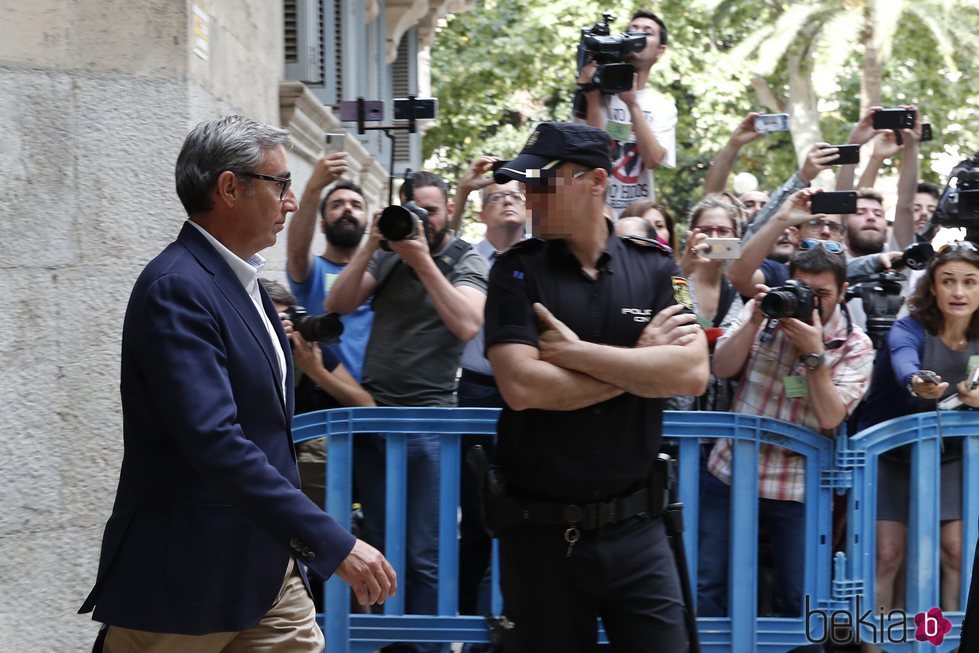 Diego Torres sale de la Audiencia de Palma tras recibir el mandamiento de prisión