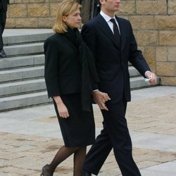 La Infanta Cristina e Iñaki Urdangarin en el funeral por las víctimas del 11M