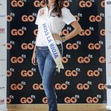 La candidata de la Rioja en la presentación del certamen  Miss España 2011