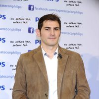 Iker Casillas en la presentación de la campaña navideña de Phillips