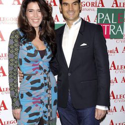Eugenia Santana y su marido José Farias en el 24 aniversario del Club Palestra