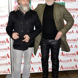 Gonzalo de Castro y Lluis Homar en el 24 aniversario del Club Palestra